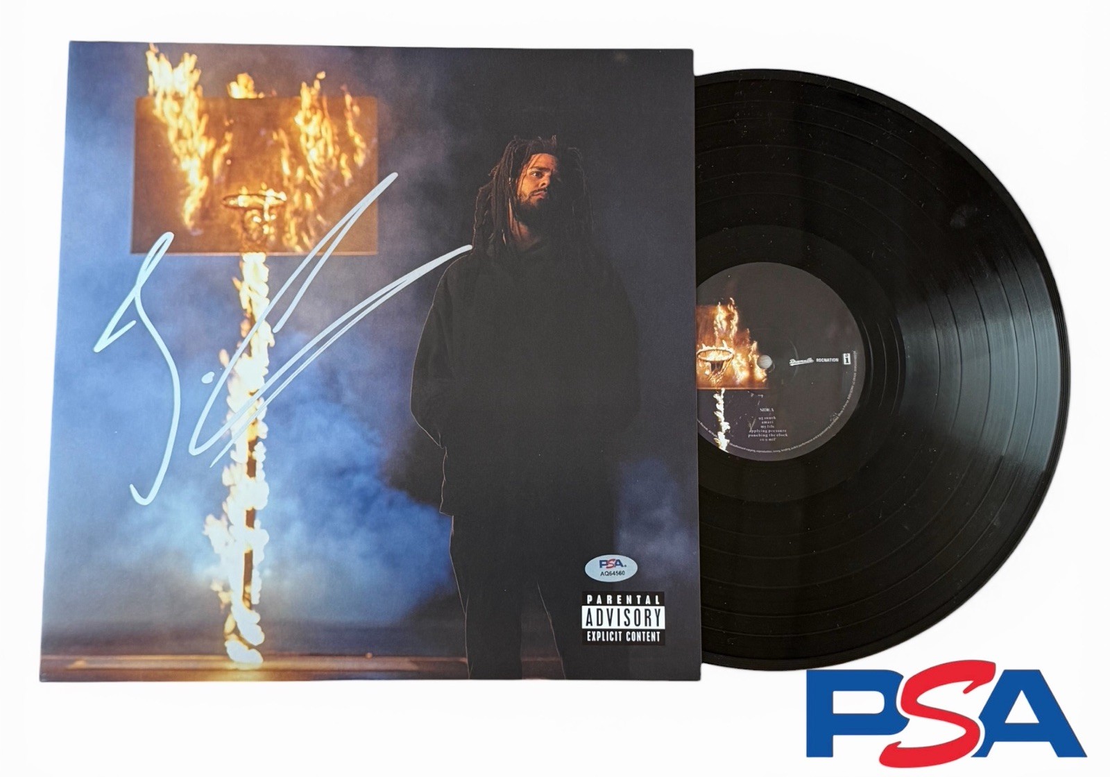 J. Cole Signed Autographed The Off-Season Album LP Vinyl PSA/DNA AUTO