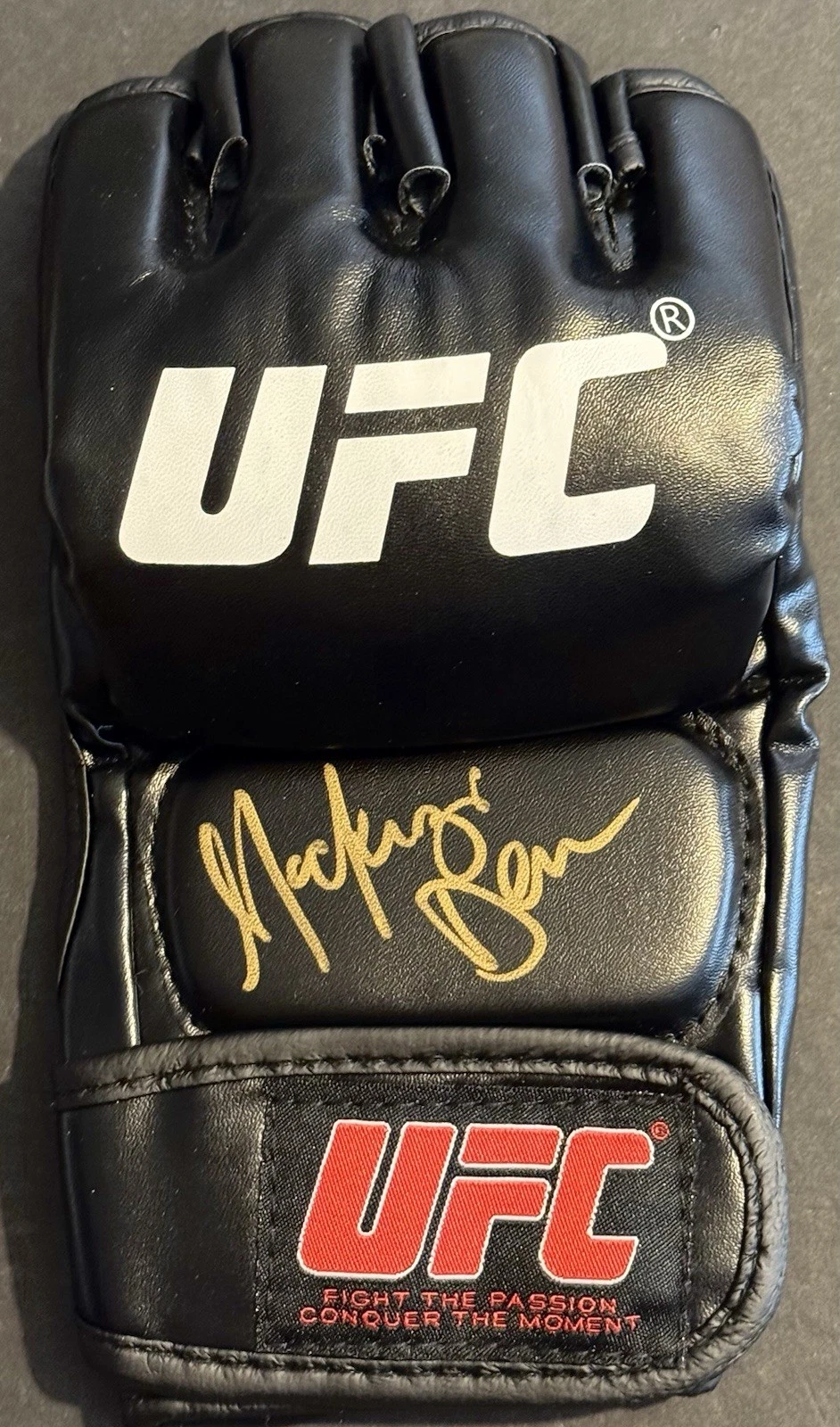 Mackenzie Dern Signed Autographed UFC Fight Glove Beckett COA