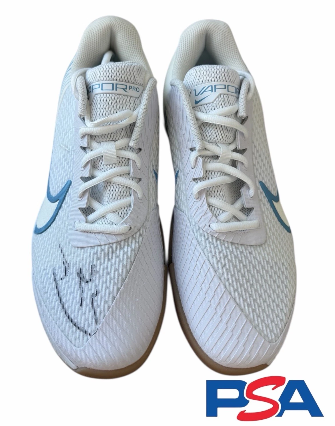 Carlos Alcaraz Signed Nike Court Air Zoom Vapor Pro 2 Tennis Shoes PSA AUTO