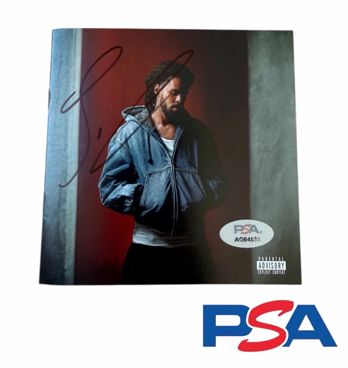 J. Cole Signed Autographed 2026 The Fall-Off CD Cover PSA/DNA AUTO DREAMVILLE