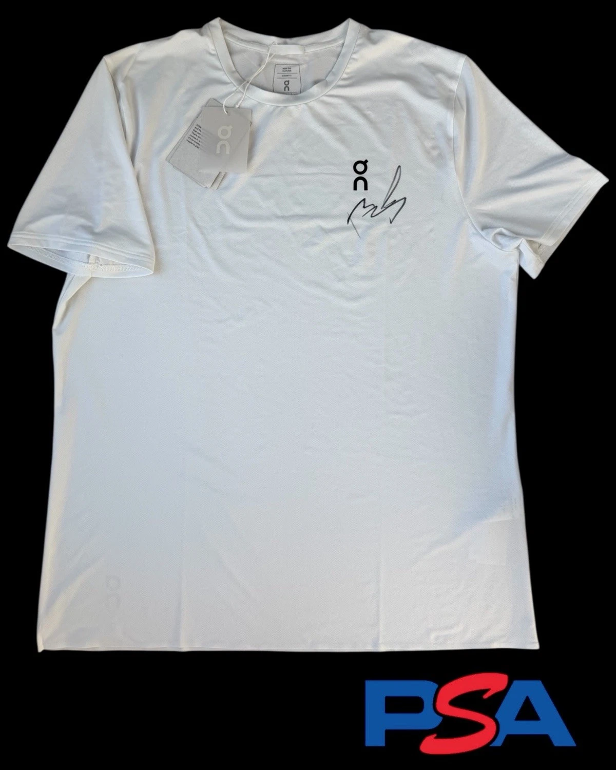 Ben Shelton Signed On Cloud Tennis Court Shirt PSA/DNA AUTO US Open WIMBLEDON