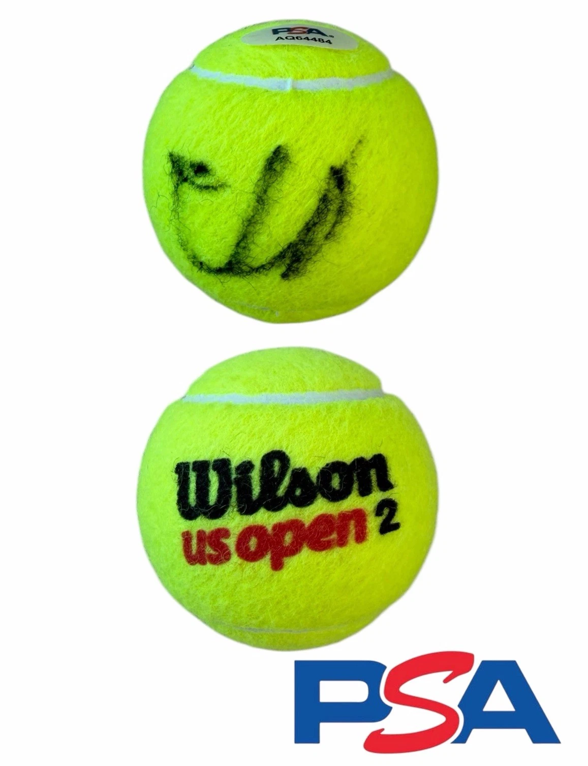 Iva Jovic Signed Official Wilson US OPEN Tennis Ball PSA/DNA AUTO WTA TOUR