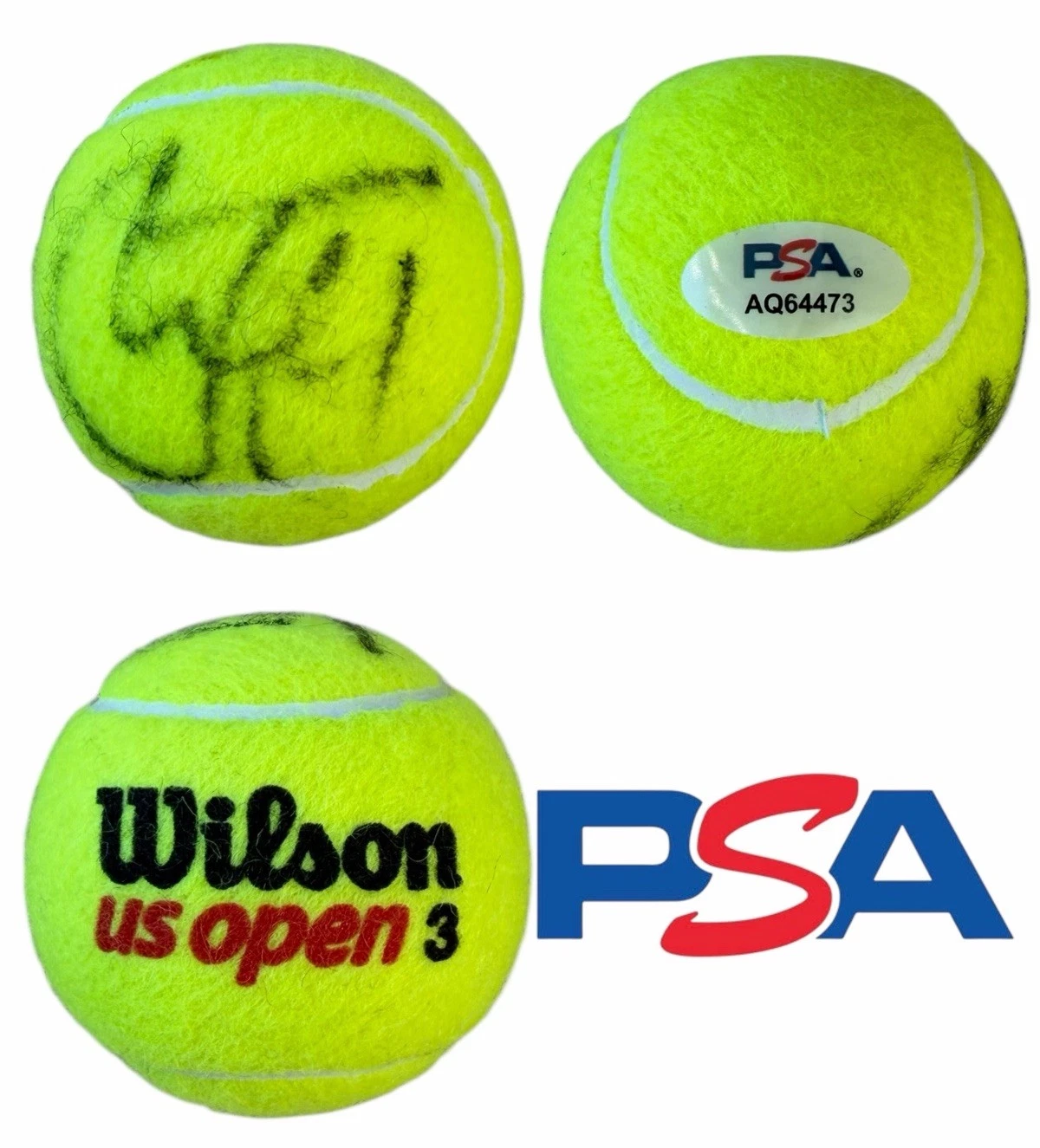 Taylor Fritz Signed Official Wilson US OPEN Tennis Ball PSA/DNA AUTO ATP TOUR