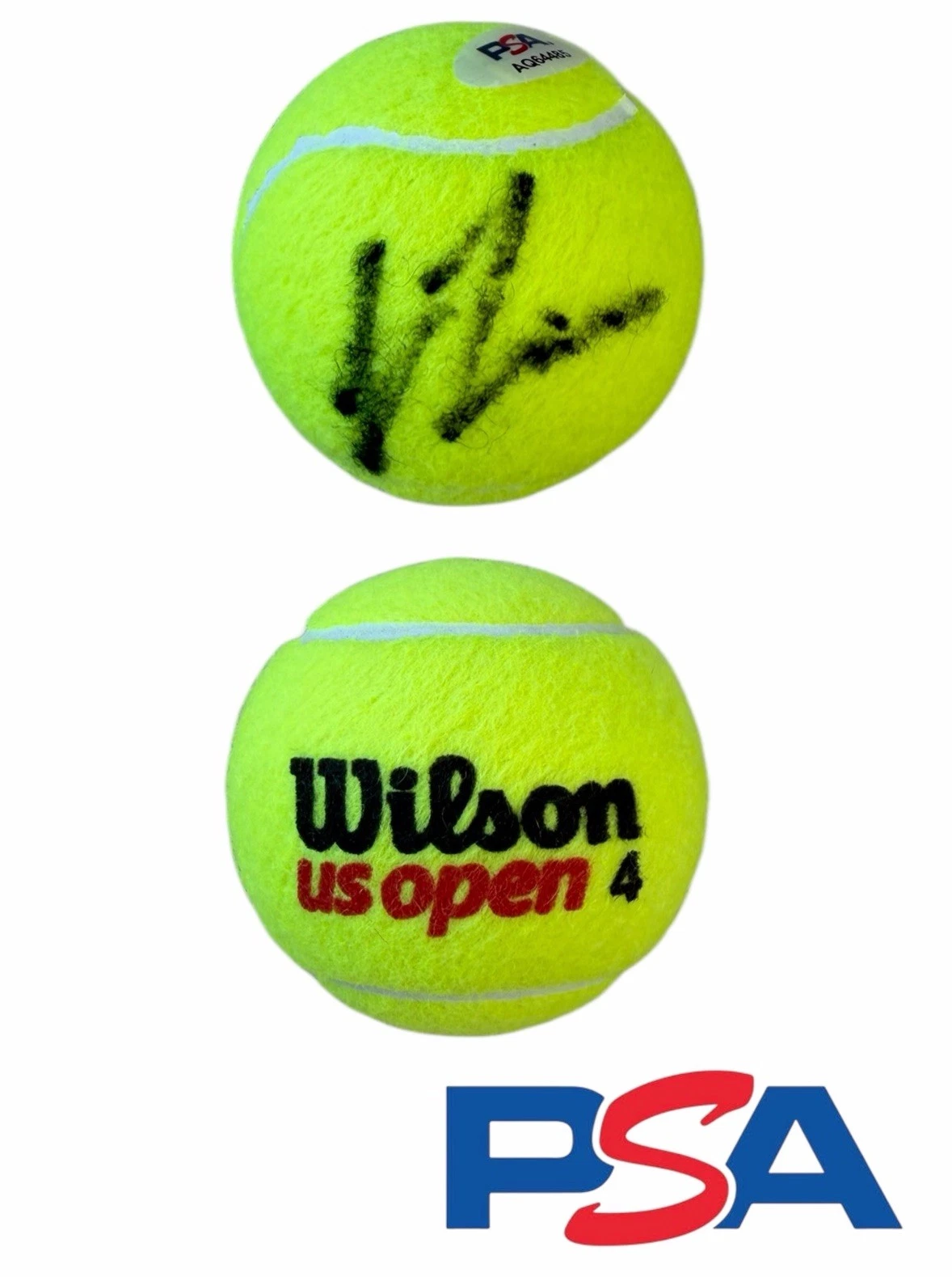 Learner Tien Signed Official Wilson US OPEN Tennis Ball PSA/DNA AUTO ATP TOUR