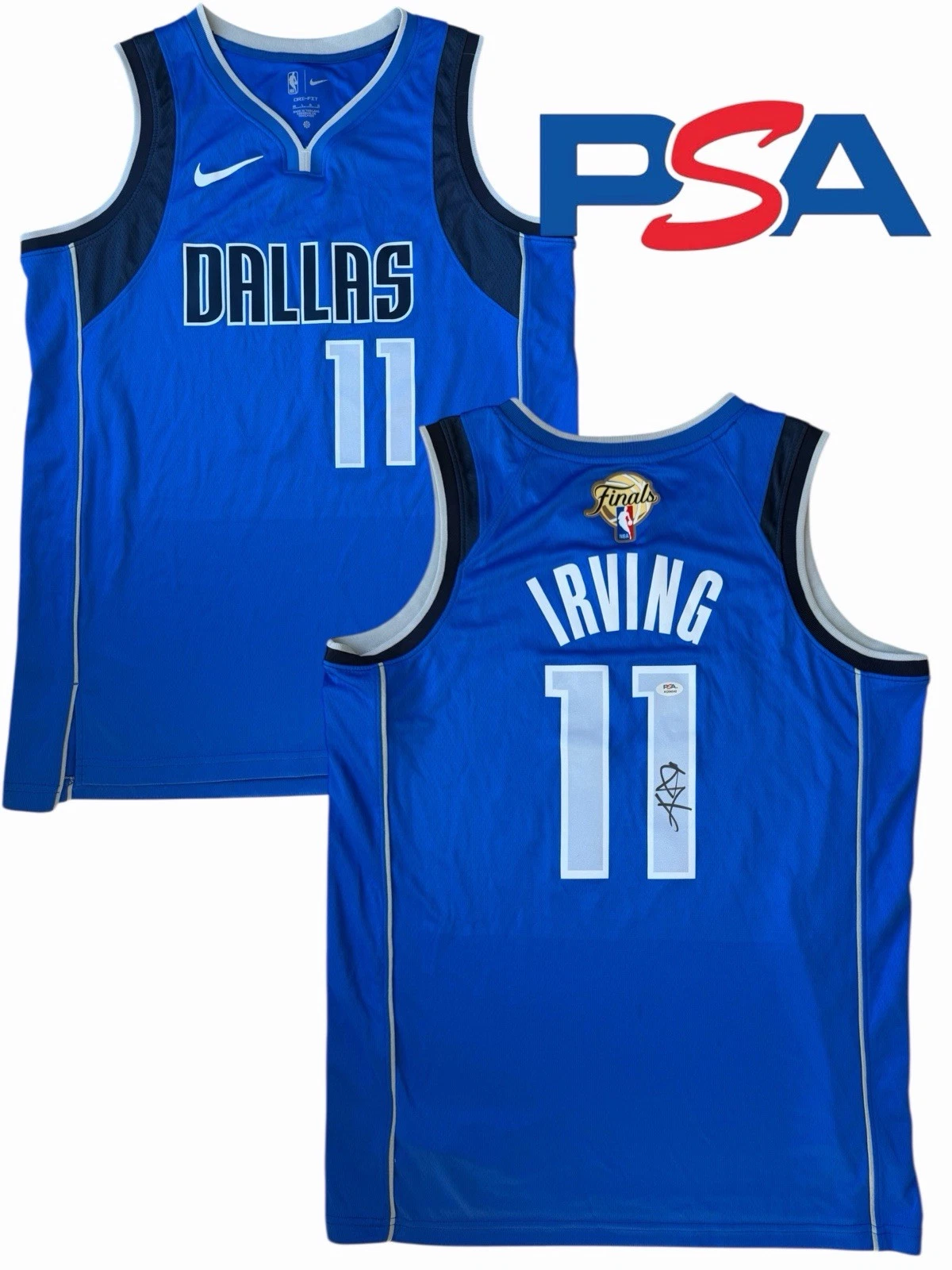 Kyrie Irving Signed Dallas Mavericks #11 NBA FINALS Jersey PSA/DNA AUTOGRAPH