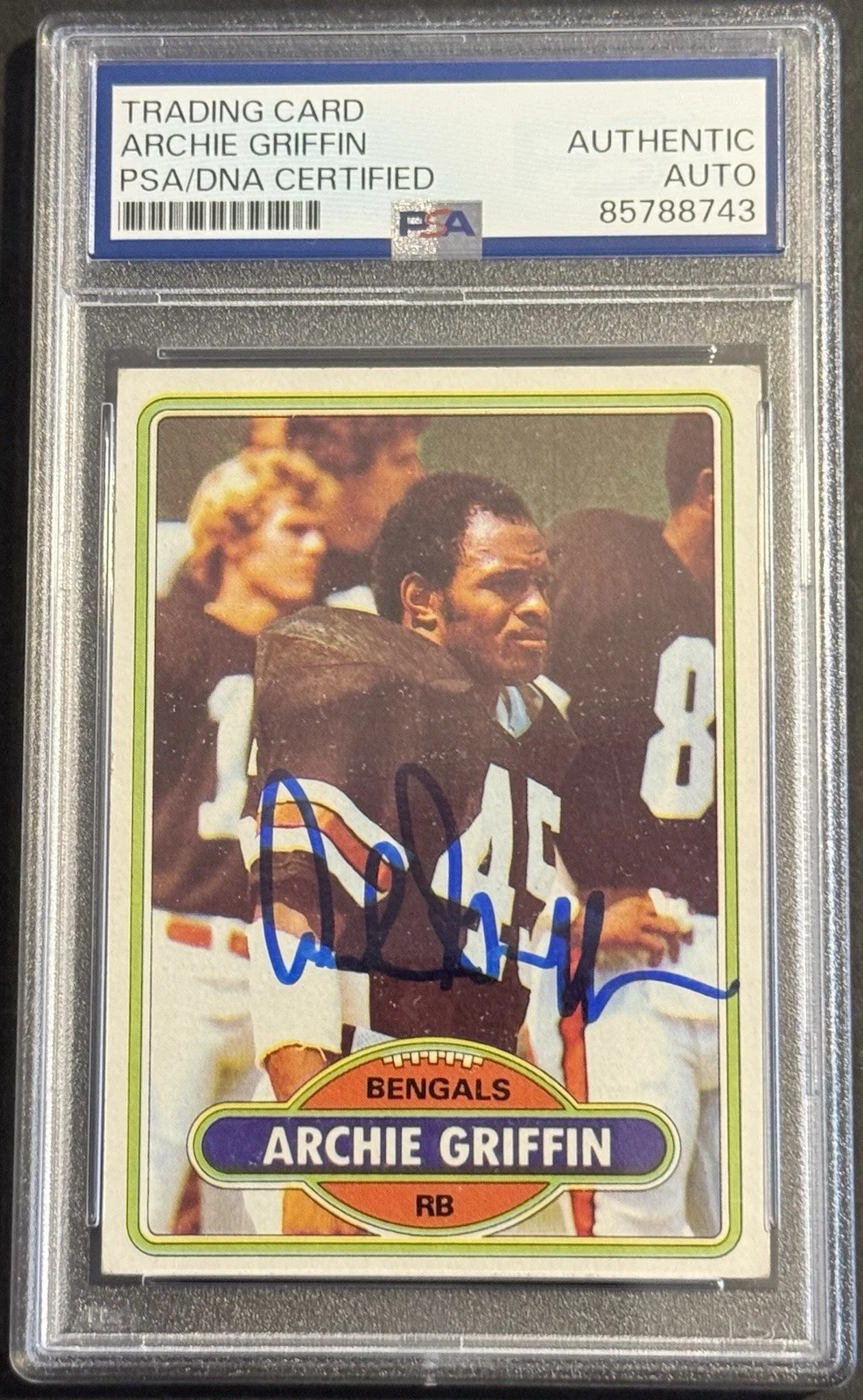 Archie Griffin Signed 1980 Topps Base Card PSA/DNA Slabbed Ohio State