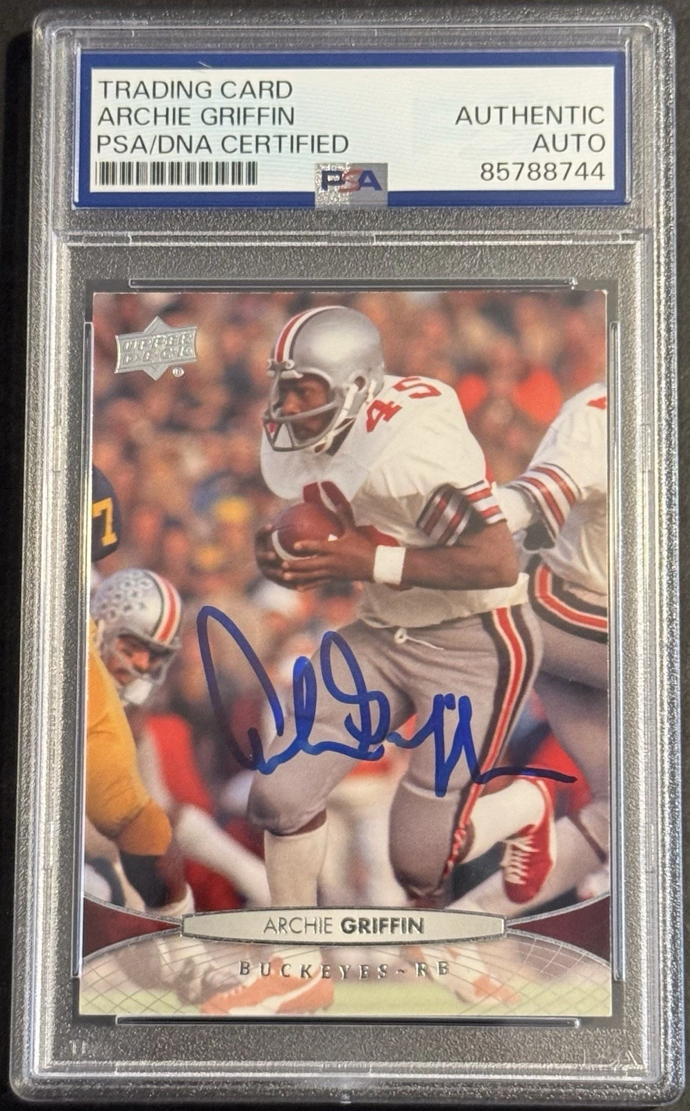 Archie Griffin Signed 2012 Upper Deck Base Card PSA/DNA Slabbed Ohio State