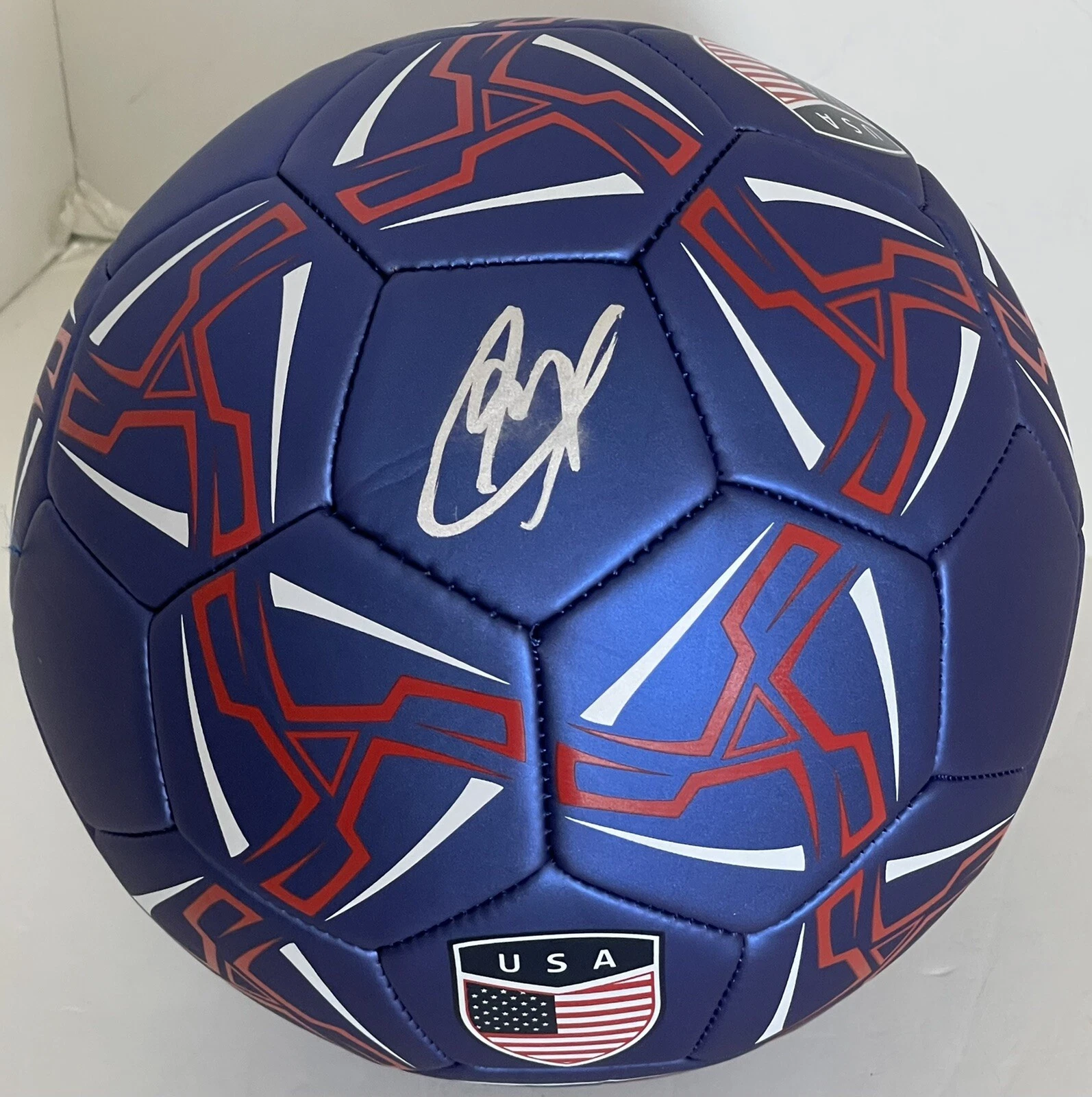 Christian Pulisic Signed Autographed Team USA Size 5 Soccer Ball JSA Captain