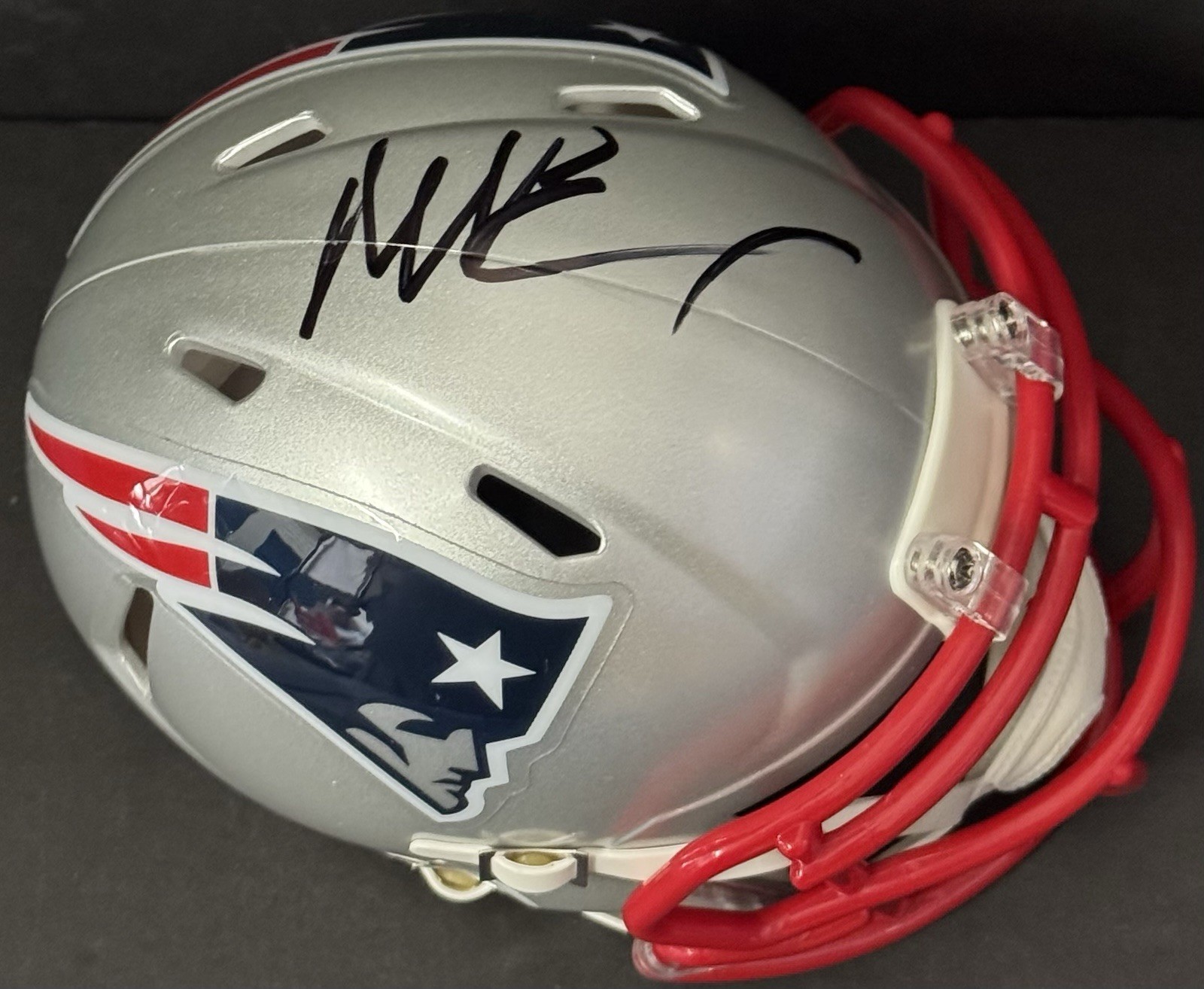 Mike Vrabel Signed Autographed New England Patriots Mini Helmet PSA/DNA COA