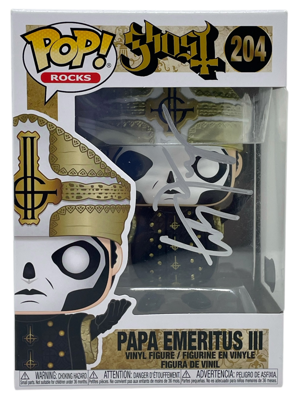 Tobias Forge Signed Papa Emeritus III Funko Pop Ghost Band Autograph Beckett COA