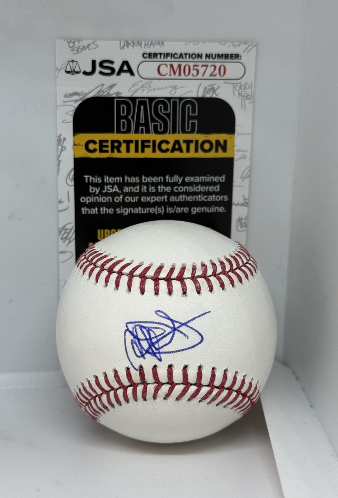 Al Michaels Ford Frick Winner HOF signed MLB Baseball Ball autographed JSA COA