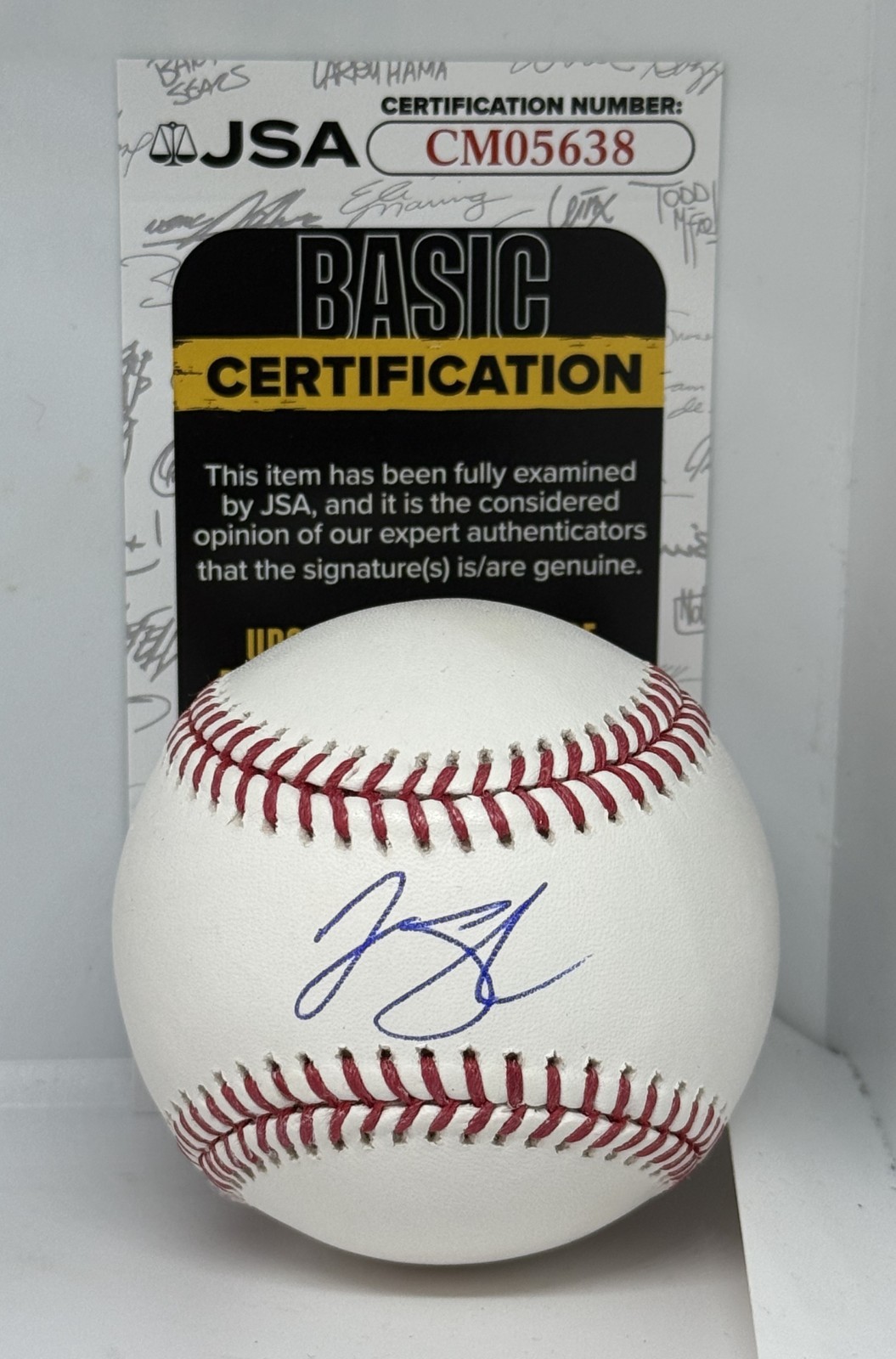 Justin Steele Chicago Cubs signed MLB Baseball Ball autographed JSA COA