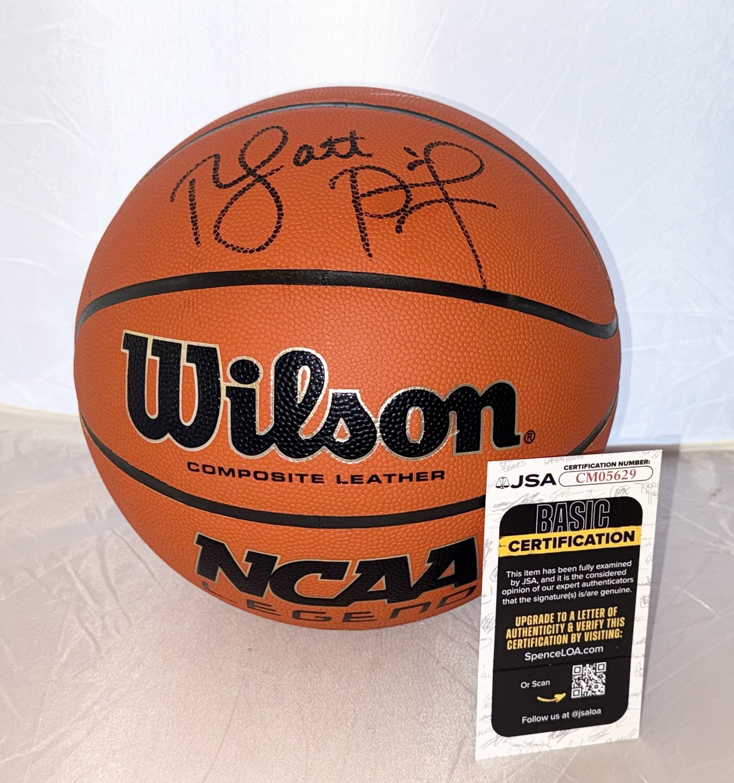 Matt Painter Purdue Boilermakers signed NCAA Basketball Ball autographed #2 JSA
