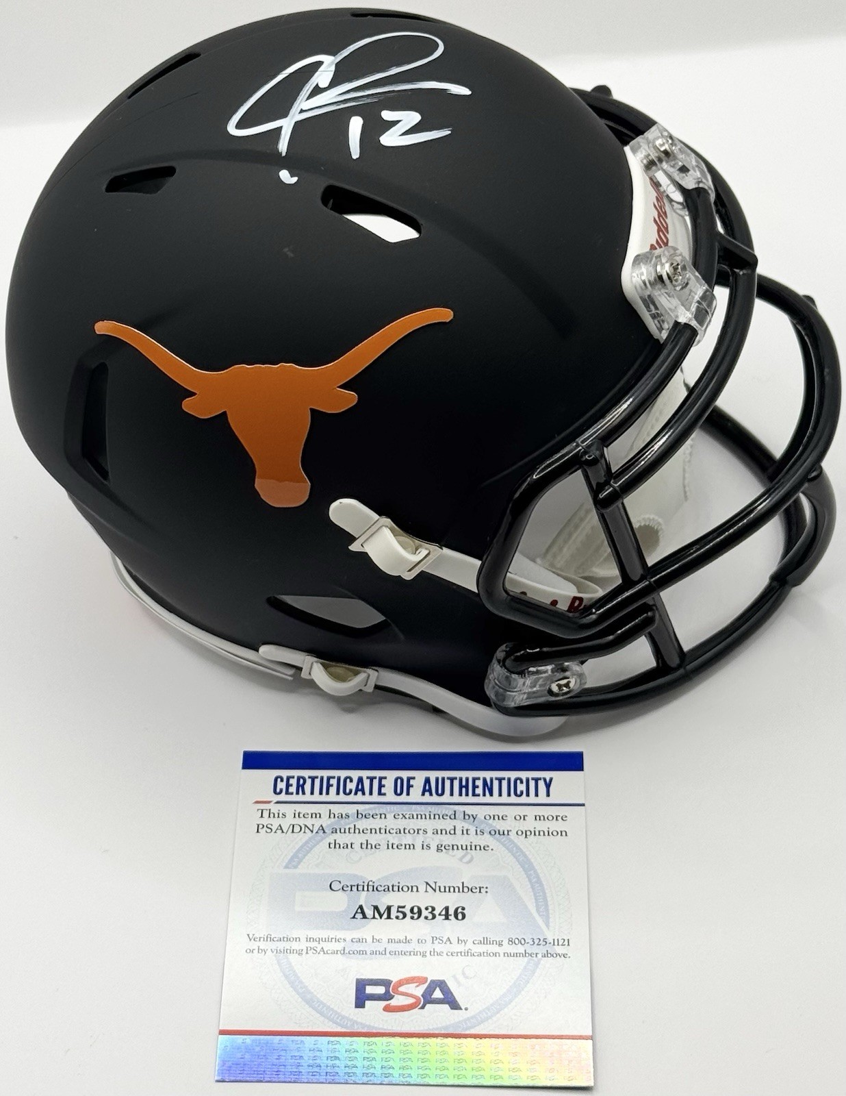 Colt McCoy Signed Autographed Texas Longhorns Mini Helmet PSA/DNA COA