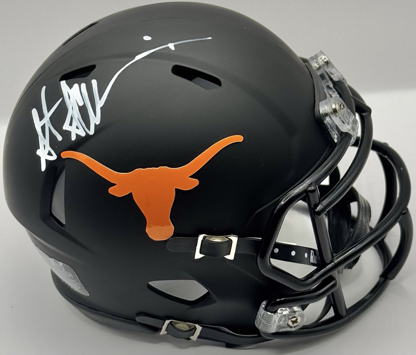 Steve Sarkisian Signed Autographed Texas Longhorns Mini Helmet PSA/DNA COA