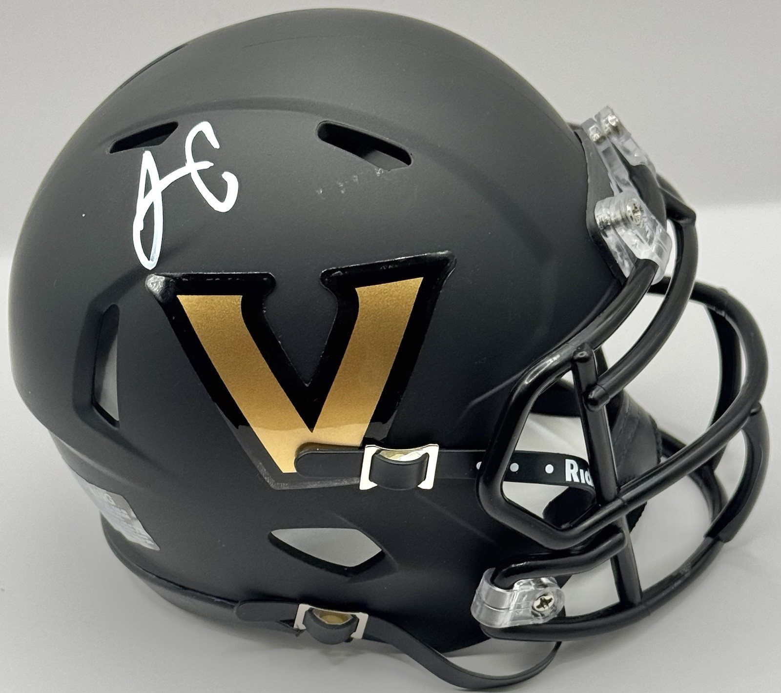 Jared Curtis Signed Autographed Vanderbilt Commodors Mini Helmet PSA/DNA COA