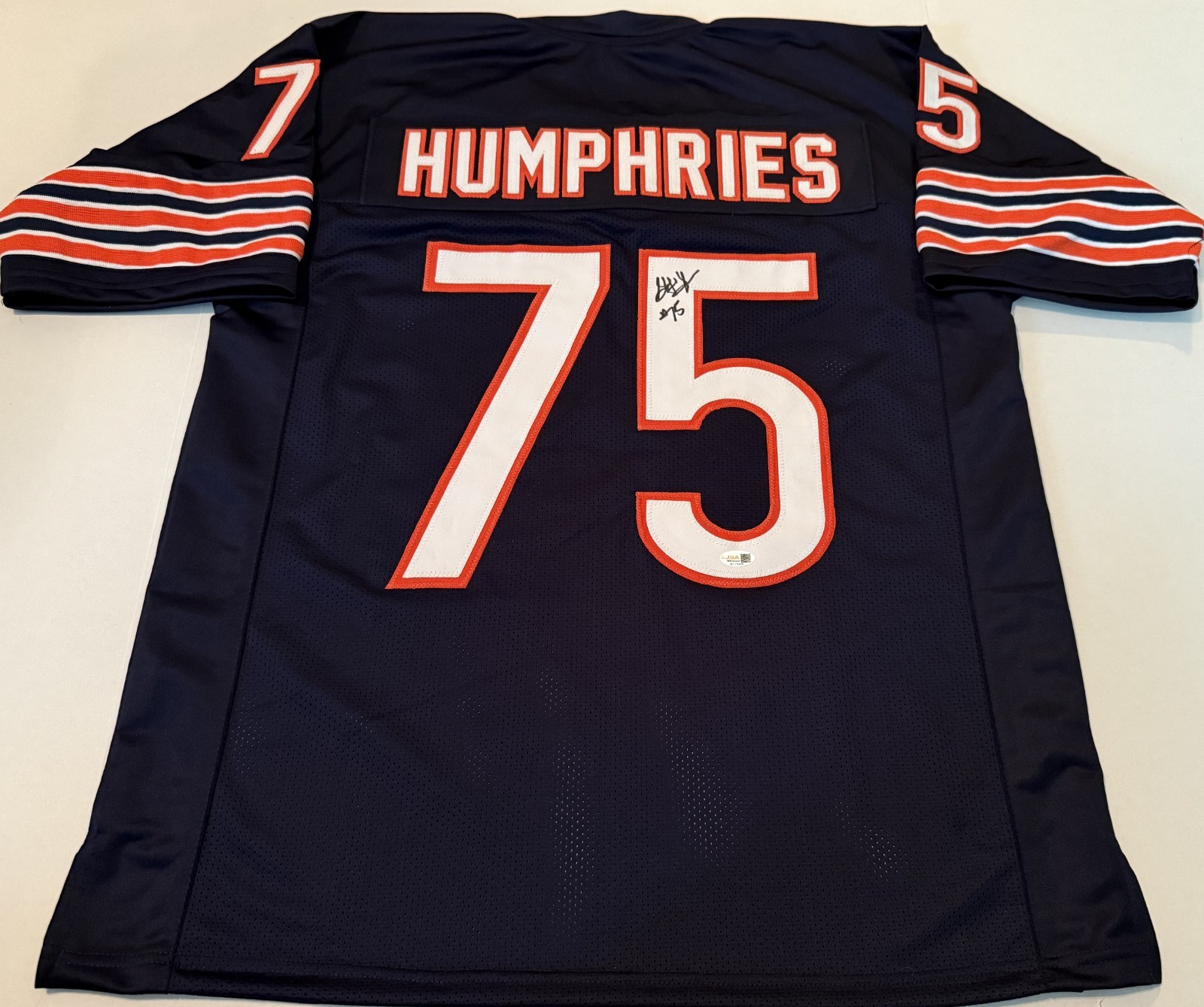 Stefan Humphries Chicago Bears signed Custom jersey autographed JSA Witnessed