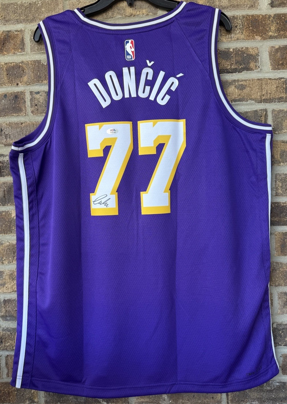 Luka Doncic Signed Officially Licensed Los Angeles Lakers Nike Jersey PSA/DNA