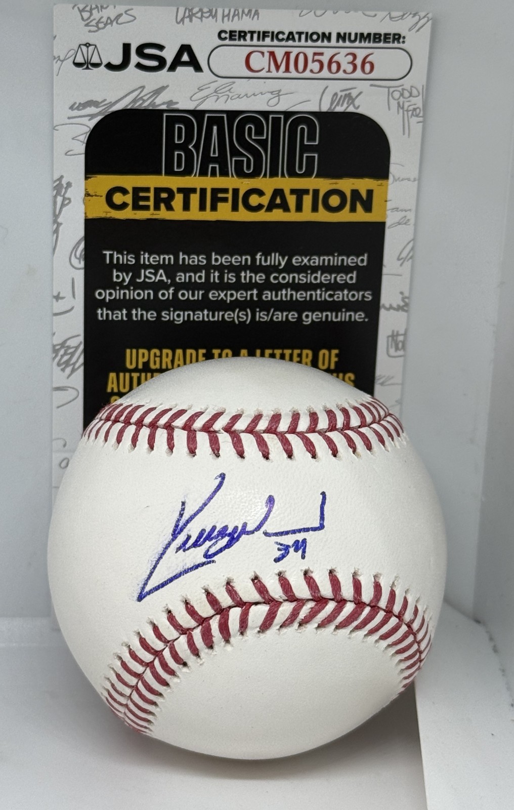 Kerry Wood Chicago Cubs signed MLB Baseball Ball autographed JSA COA
