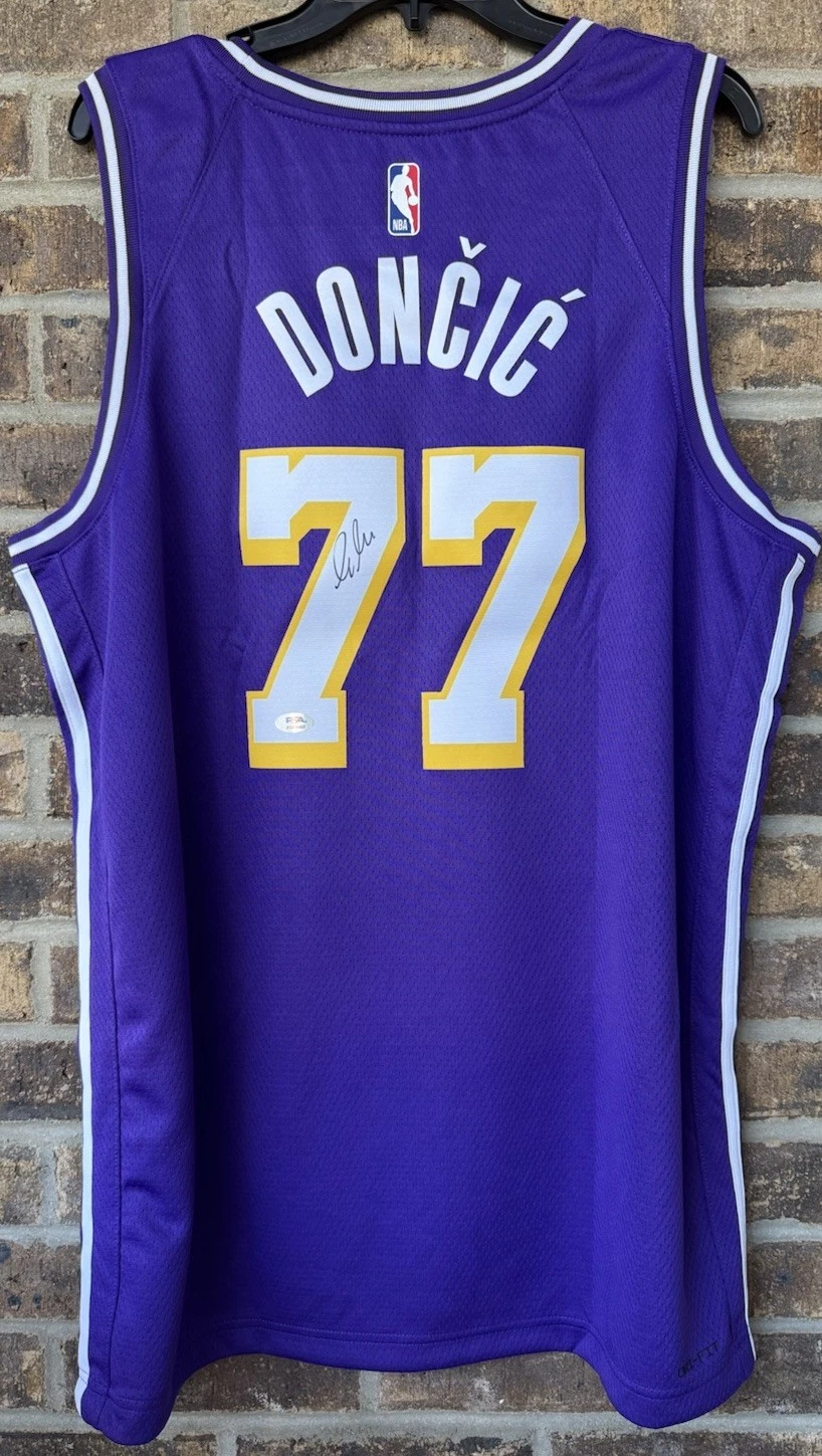 Luka Doncic Signed Officially Licensed Los Angeles Lakers Nike Jersey PSA/DNA