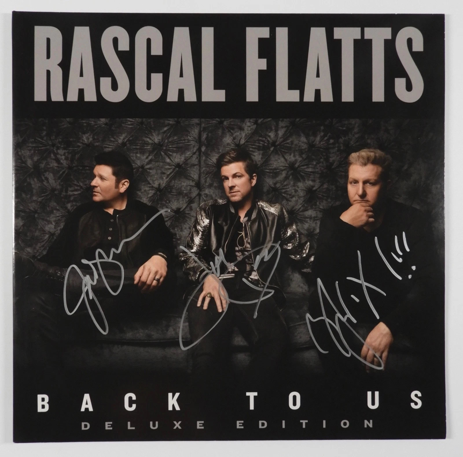 Rascal Flatts Signed Autograph Album JSA Record Vinyl Back To Us