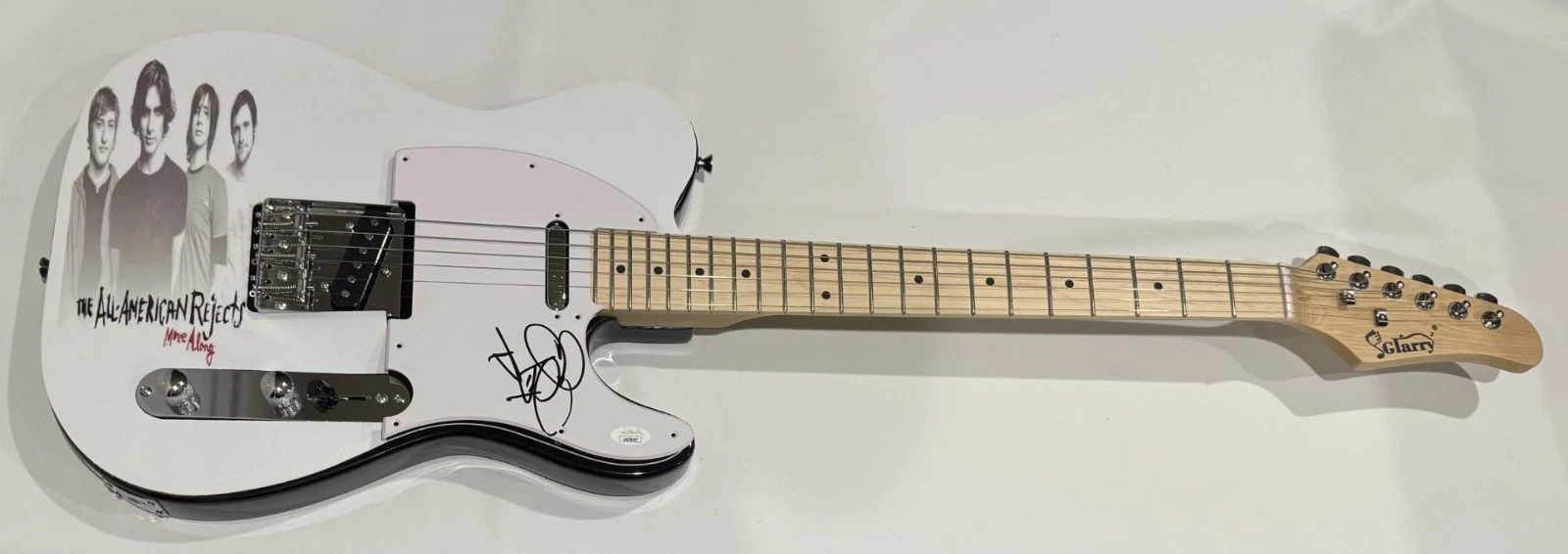 TYSON RITTER SIGNED CUSTOM MOVE ALONG GUITAR THE ALL AMERICAN REJECTS JSA COA