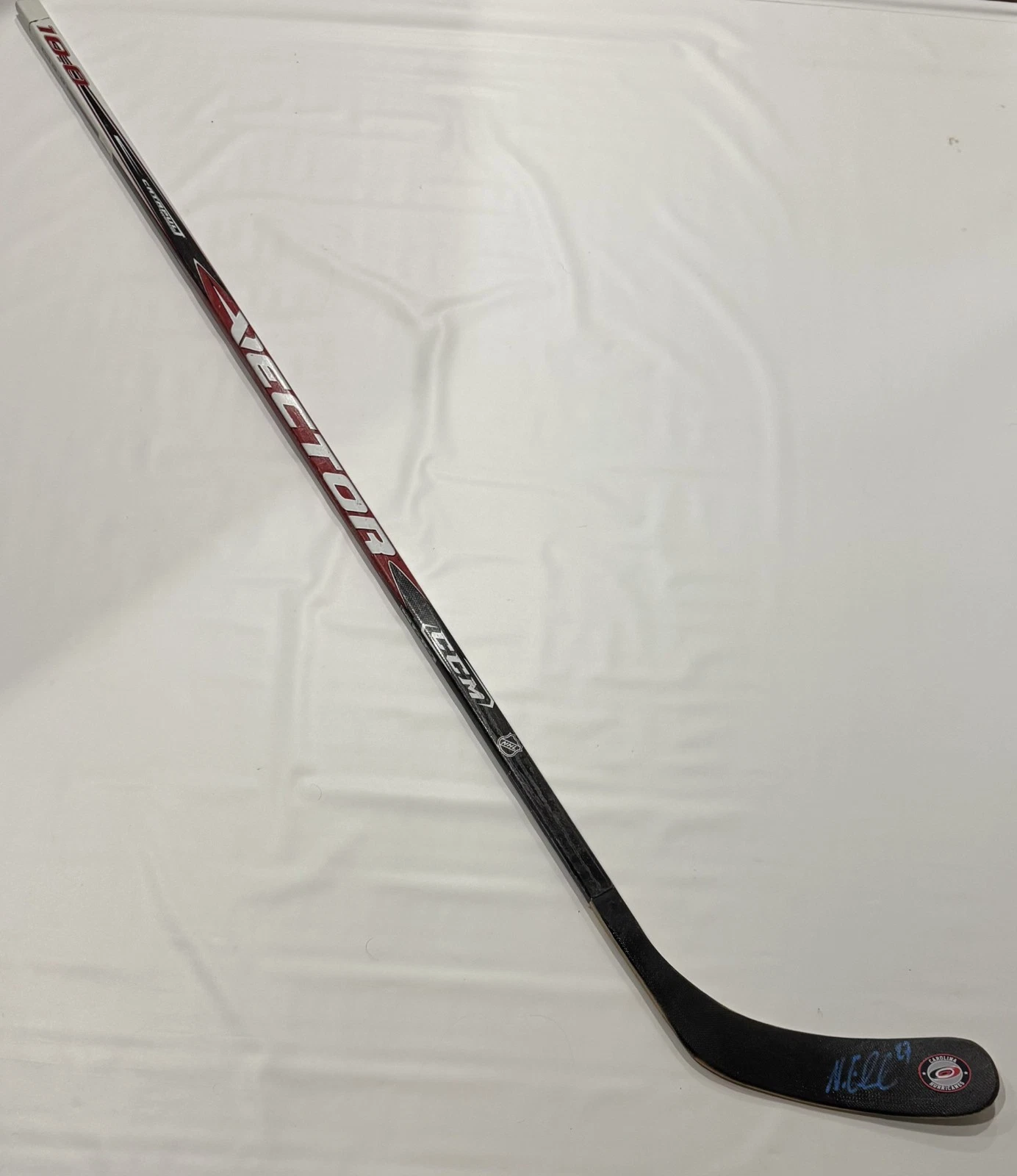 NIKOLAJ EHLERS SIGNED FULL SIZE HOCKEY STICK CAROLINA HURRICANES