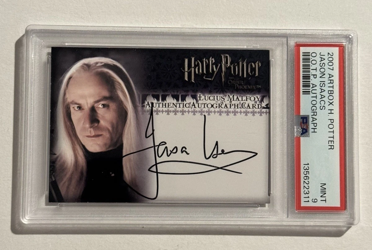 Jason Isaacs 2007 Artbox Harry Potter Order Of The Phoenix Autograph Auto PSA 9