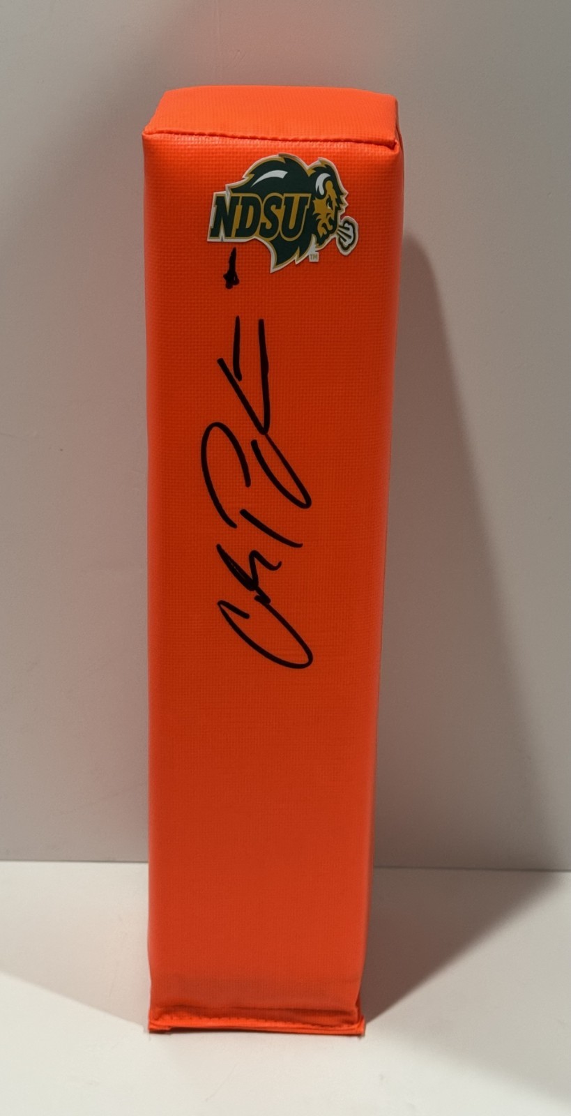 COLE PAYTON SIGNED TOUCHDOWN PYLON NORTH DAKOTA STATE BISON FOOTBALL