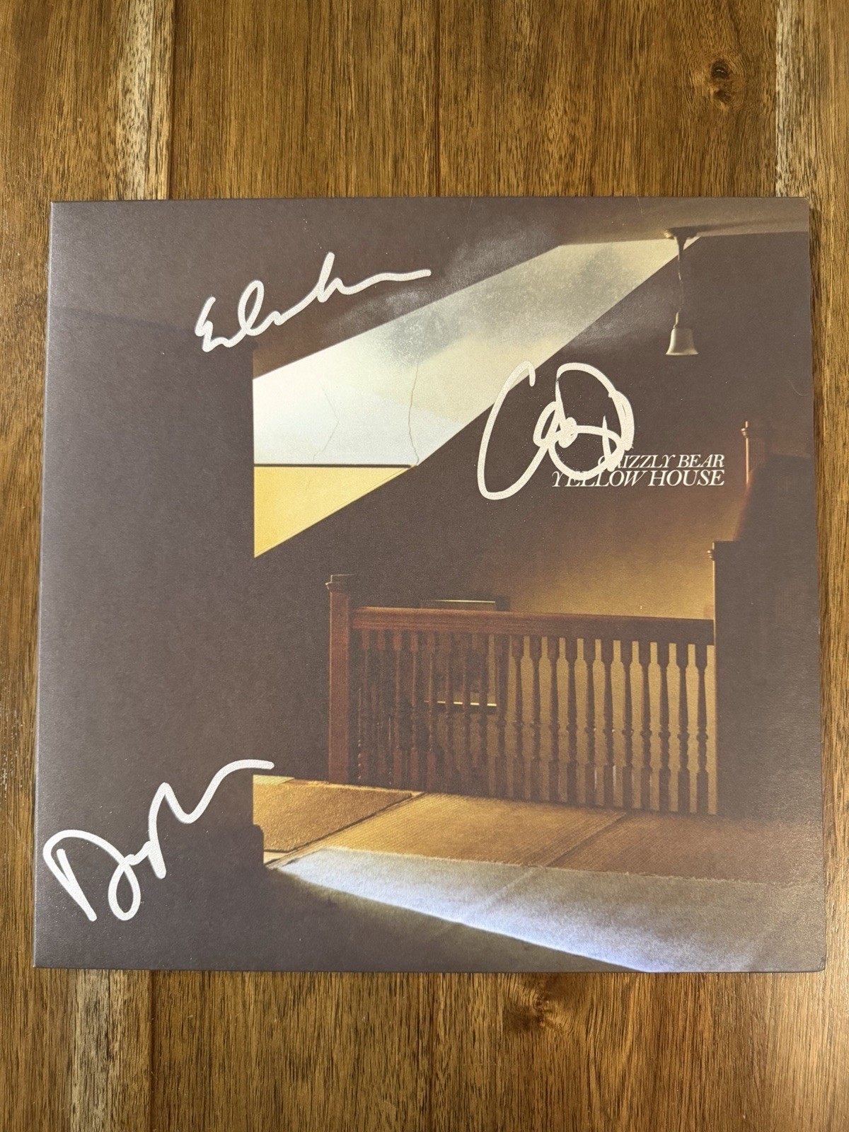 ‘Grizzly Bear’ Rock Band Signed ‘Yellow House’ Vinyl Album ‘Ed Droste’ +2