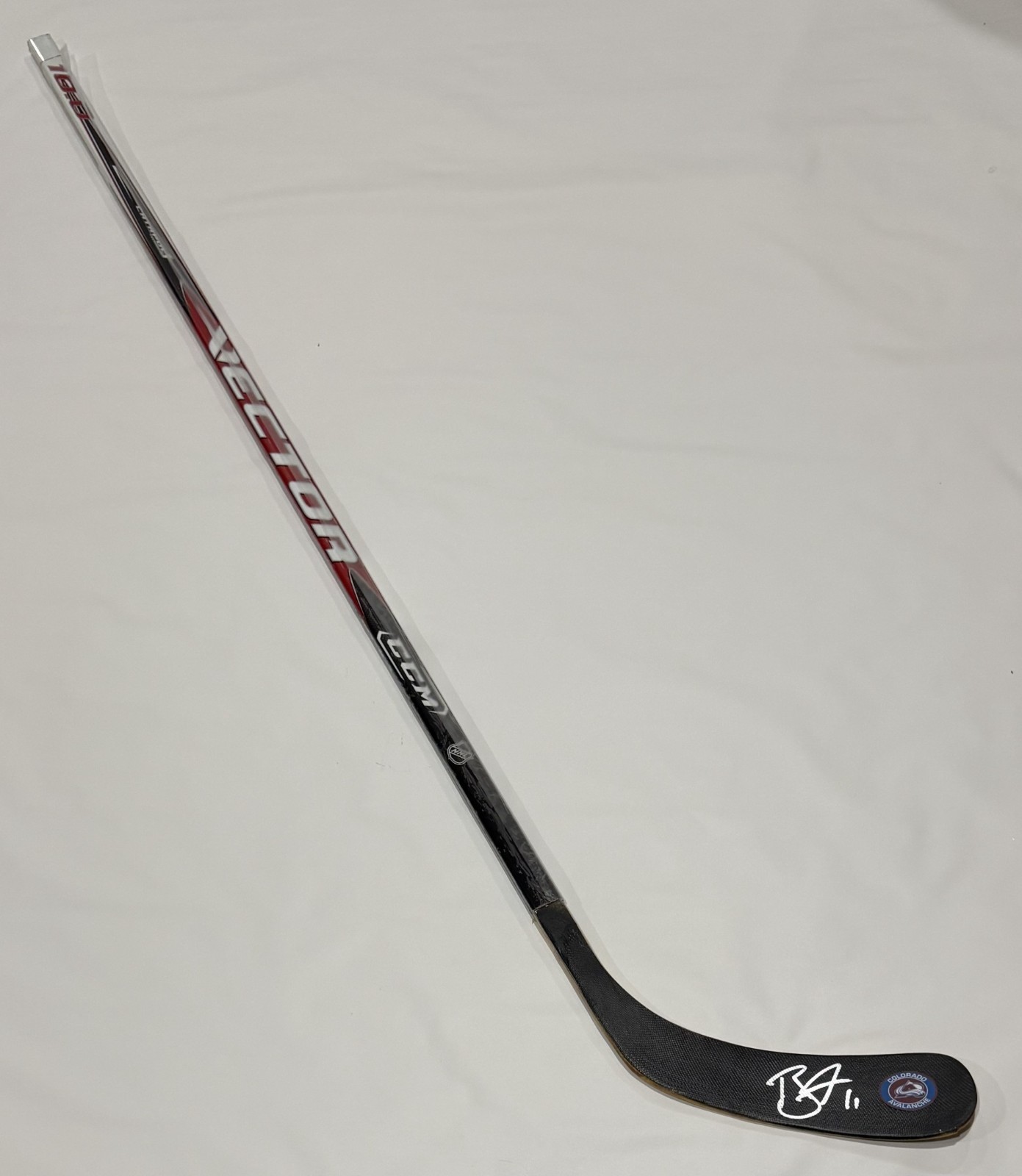 BROCK NELSON SIGNED FULL SIZE HOCKEY STICK COLORADO AVALANCHE