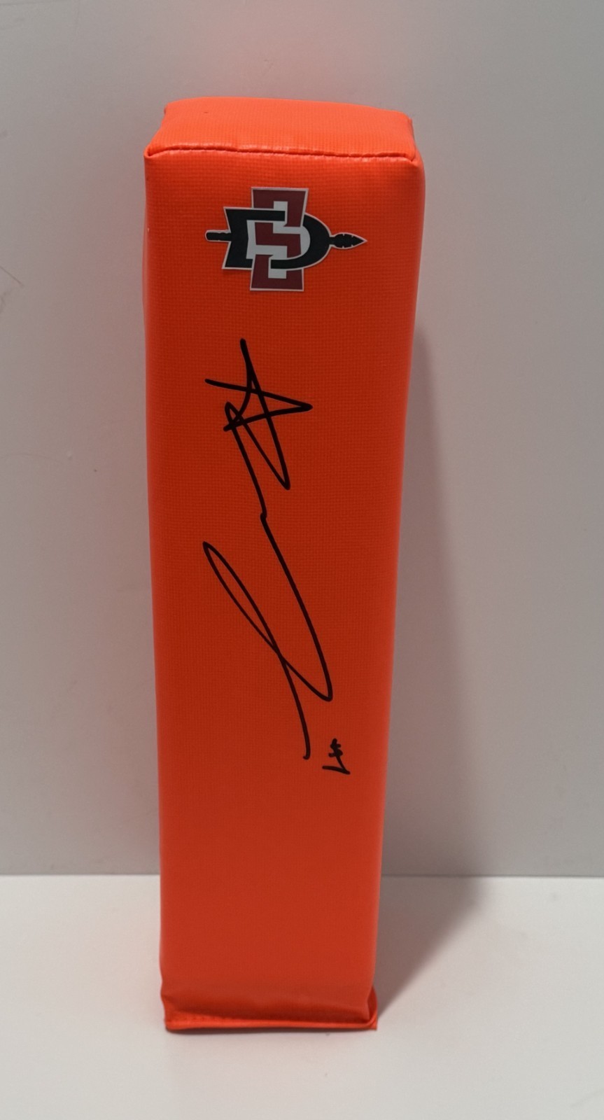CHRIS JOHNSON SIGNED TOUCHDOWN PYLON SAN DIEGO STATE AZTECS