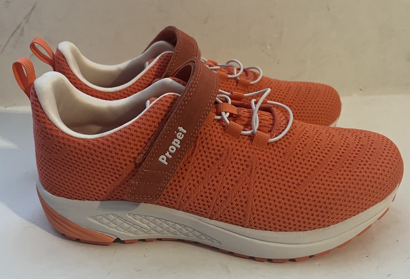 Propet Tour Knit Fx Walking  Womens Orange Sneakers Casual Shoes WAA093M 13 2E