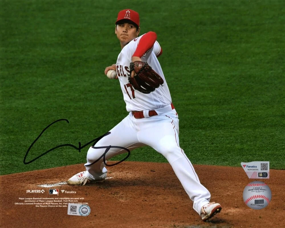 Shohei Ohtani Signed Autograph 8x10 Photo - Ultra Rare! w/ MLB & Fanatics COA