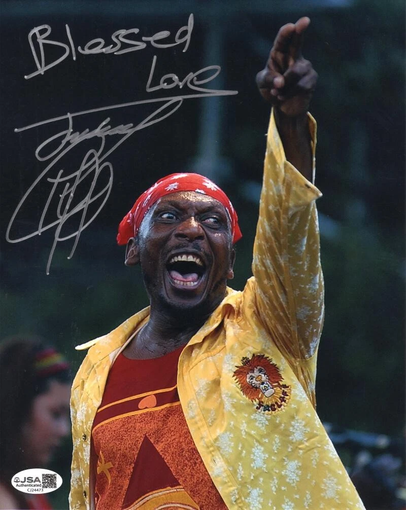 Jimmy Cliff Signed Autograph 8x10 Photo - Jamician Reggae Guitar Icon JSA COA