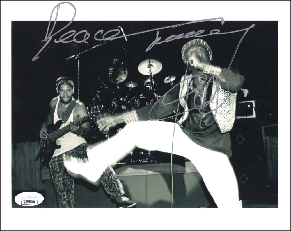 Jimmy Cliff Signed Autograph 8x10 Photo - Reggae Guitar Legend w/ JSA COA