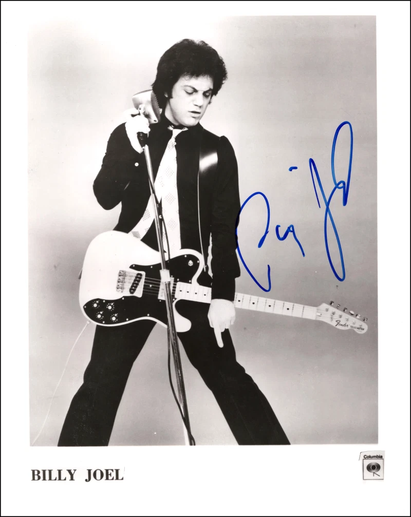 Billy Joel Signed Autograph 8x10 Original Promo Photo Photograph w/ JSA COA