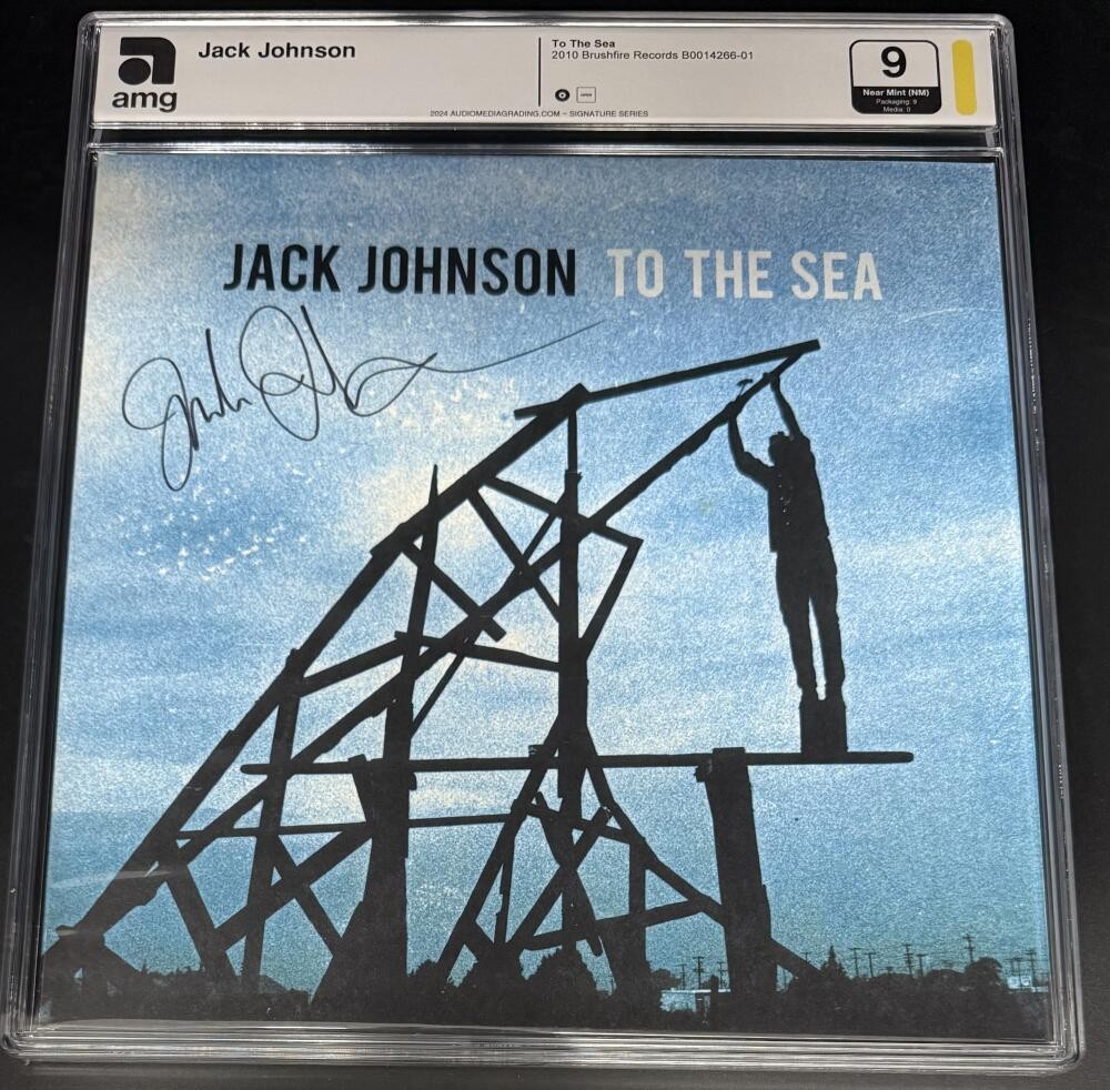 Jack Johnson Signed Autograph To The Sea Vinyl Record Album LP AMG JSA COA