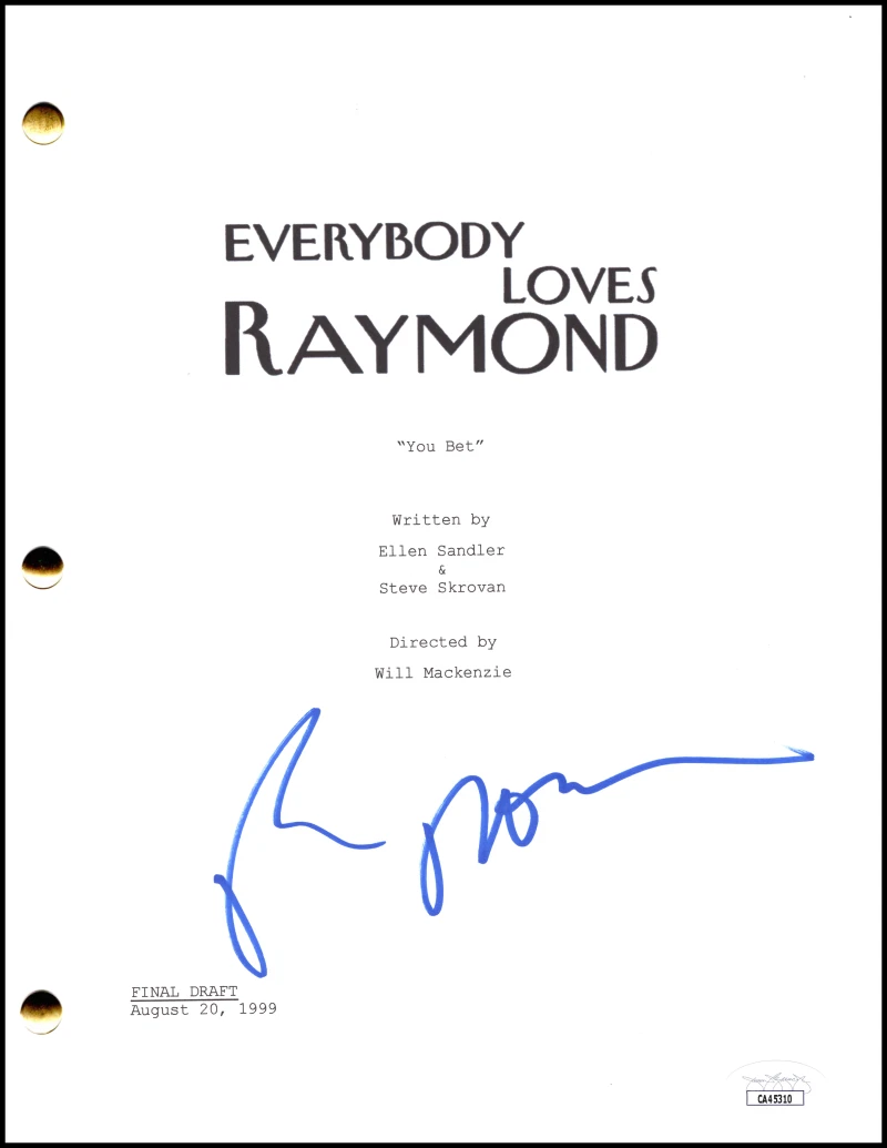 Ray Romano Signed Autograph Everybody Love Raymond Pilot Script Screenplay JSA
