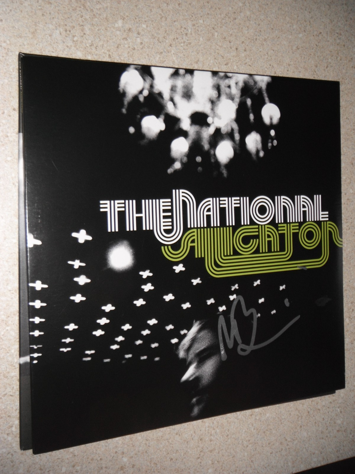 THE NATIONAL MATT BERNINGER SIGNED ALLIGATOR VINYL ALBUM
