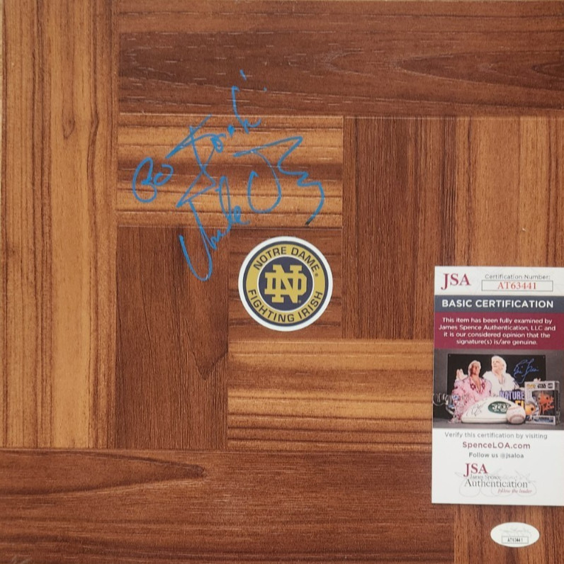 Mike Brey Signed Floorboard JSA COA #AT63441 Notre Dame 