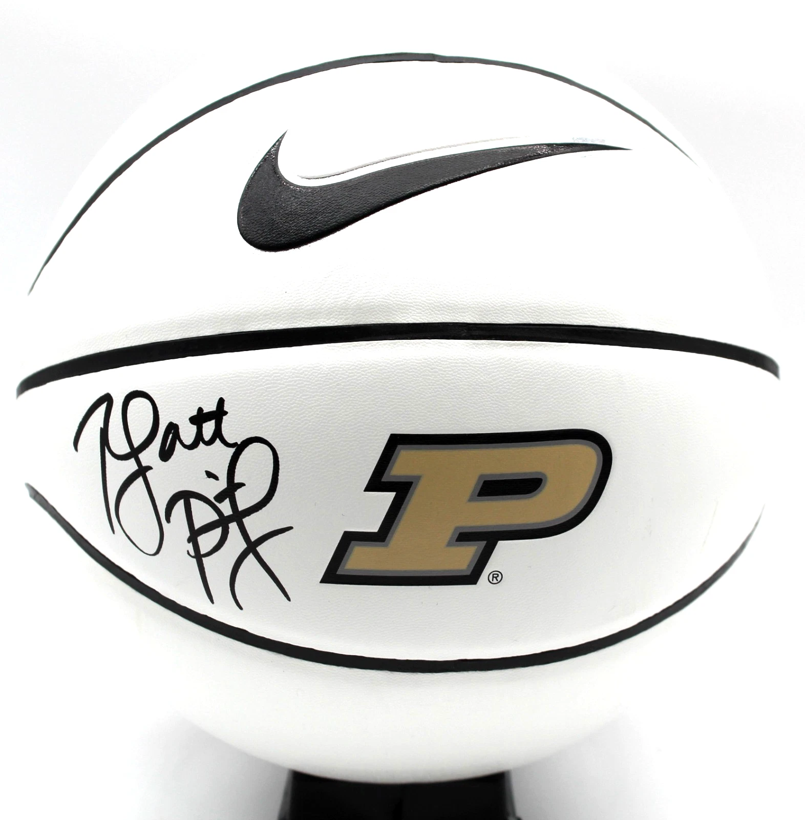Matt Painter Signed Purdue Boilermakers Nike Basketball w/Beckett BAS COA