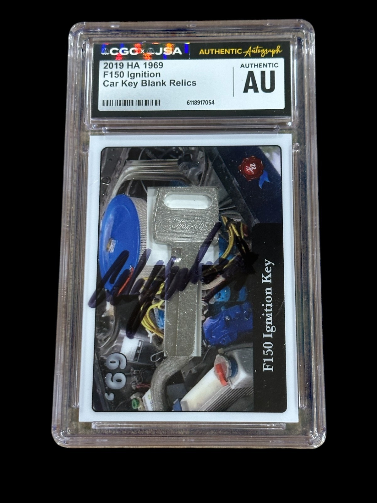 Cale Yarborough 2019 Historic Autograph F150 Key Card Signed Autograph CGC JSA