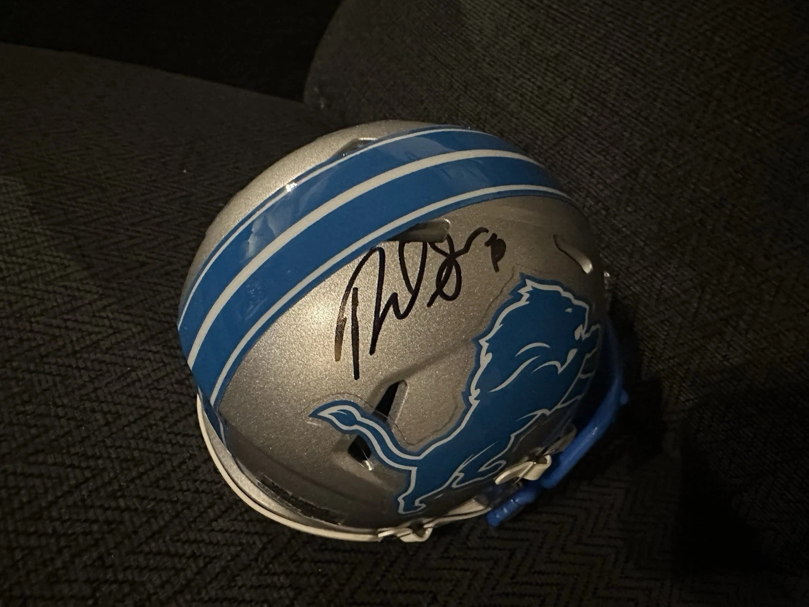 Dan Skipper Signed Mini Helmet Detroit Lions Autographed