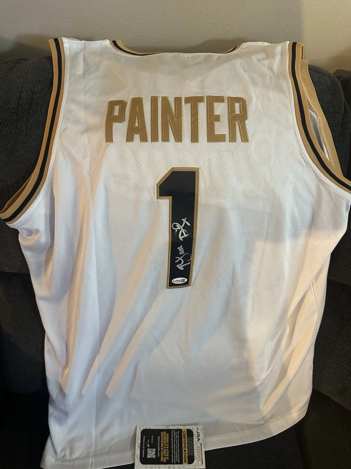 Matt Painter SIGNED Purdue Boilermakers Jersey Stitched XL JSA Authenticated COA