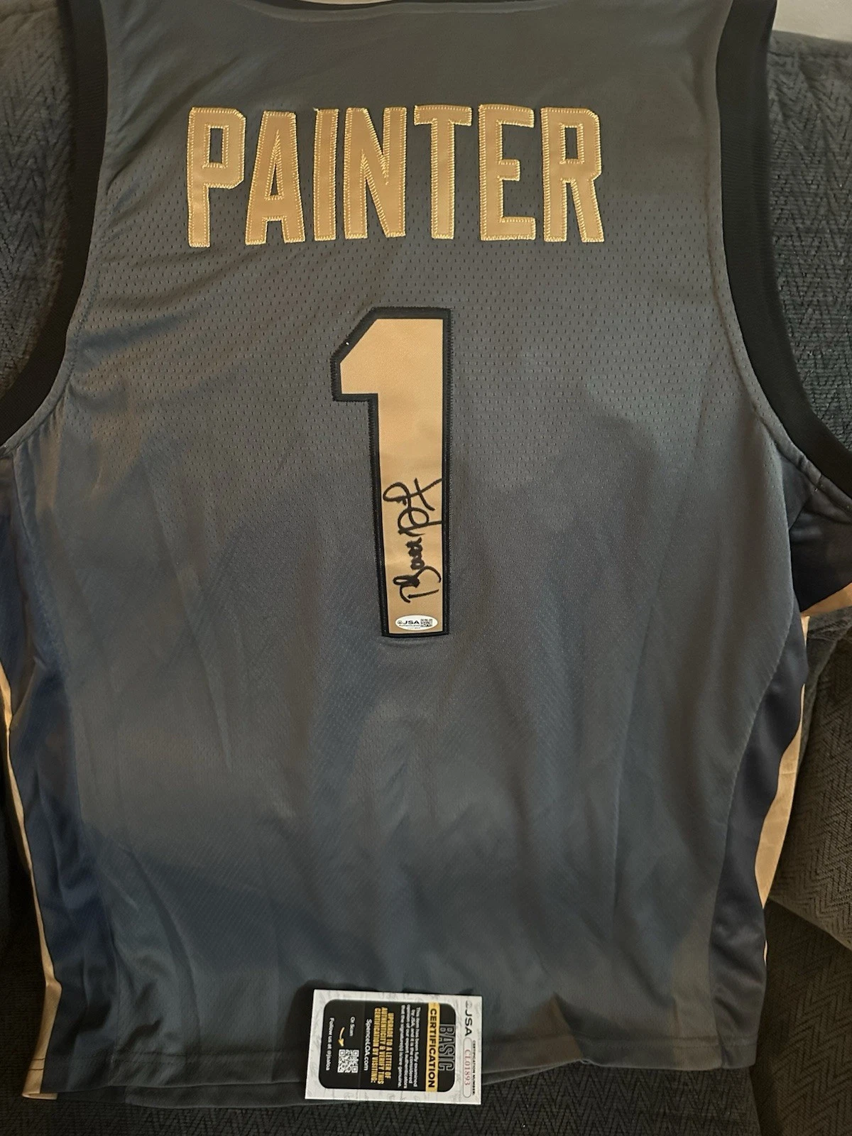 Matt Painter SIGNED Purdue Boilermakers Jersey Stitched XL JSA Authenticated COA