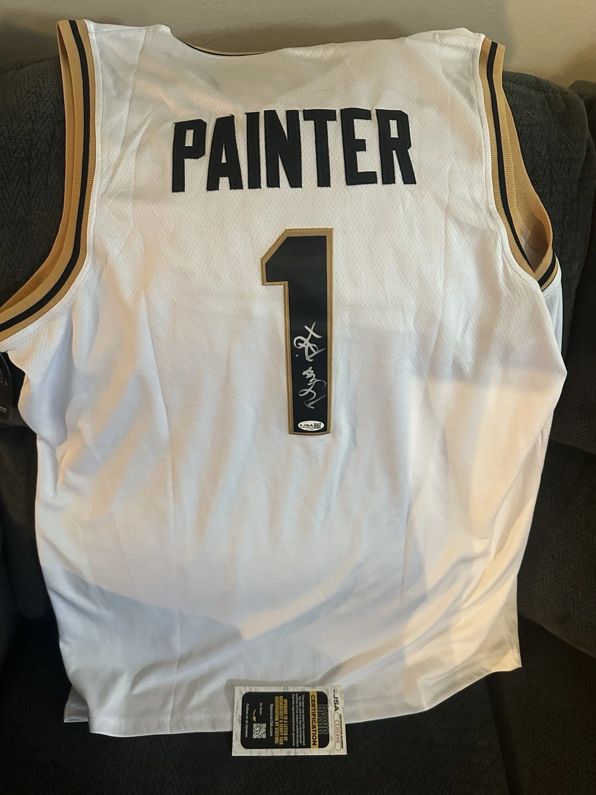 Matt Painter SIGNED Purdue Boilermakers Jersey Stitched XL JSA Authenticated COA