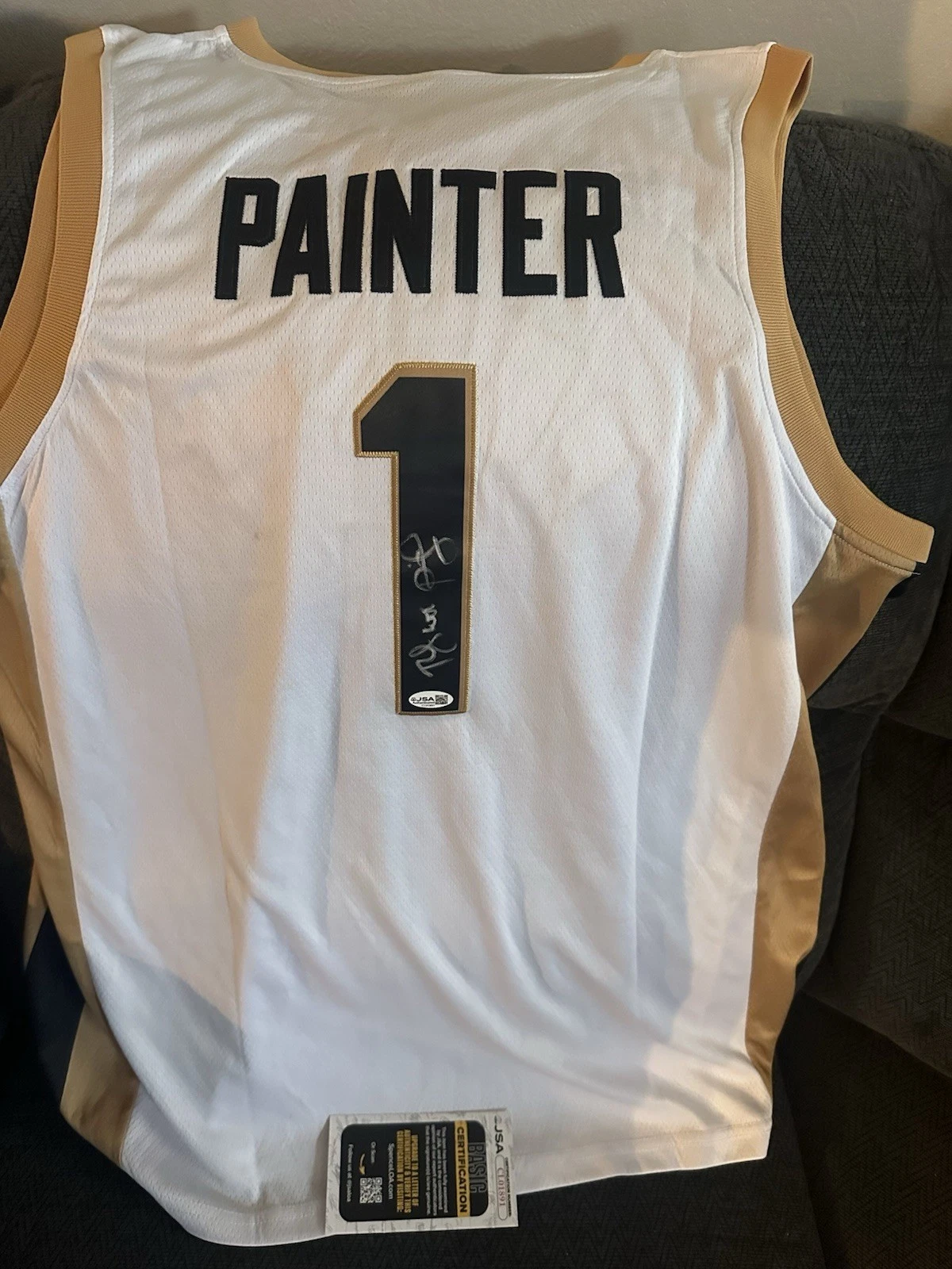 Matt Painter SIGNED Purdue Boilermakers Jersey Stitched XL JSA Authenticated COA