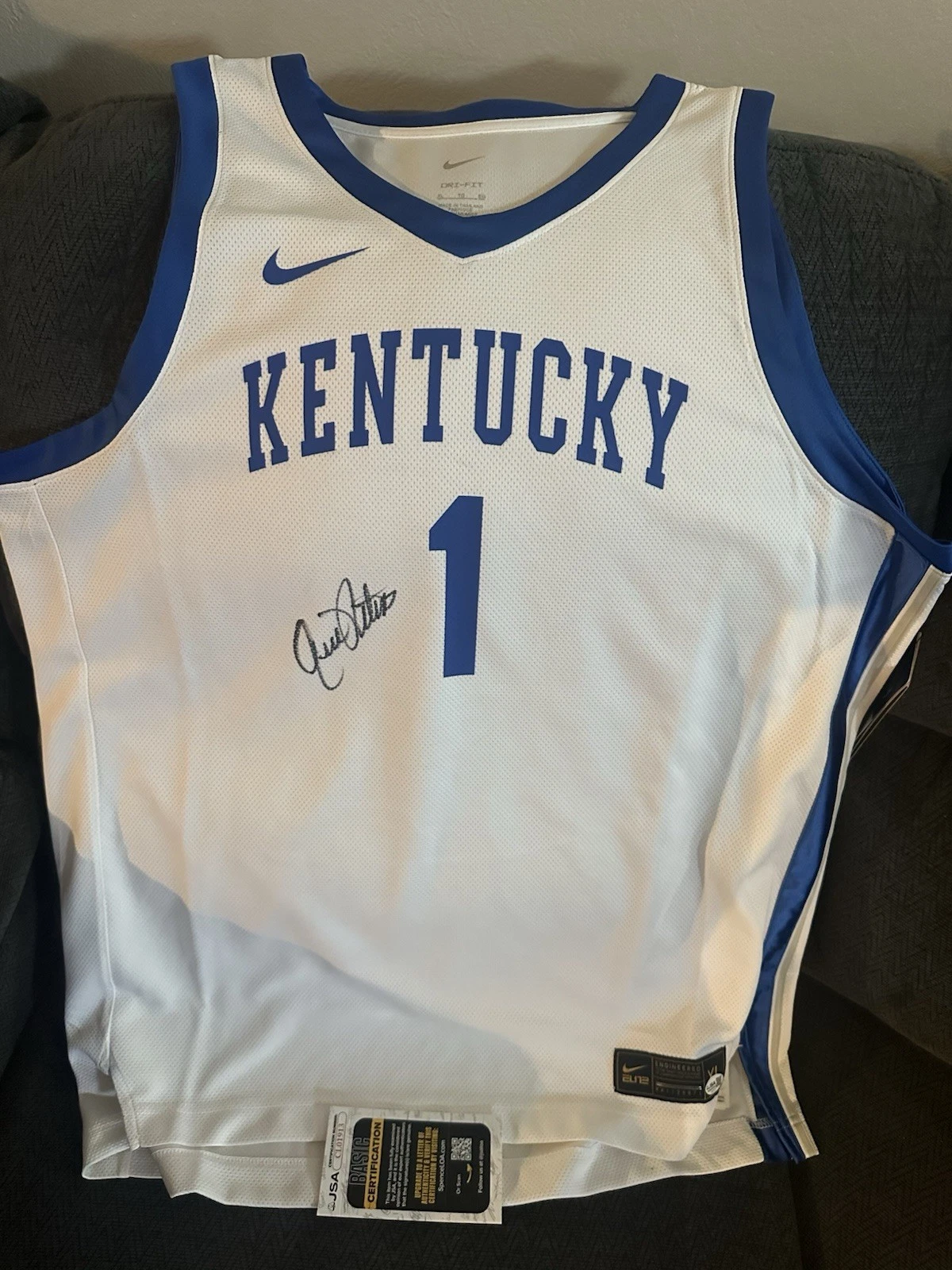 Rick Pitino SIGNED Kentucky Jersey Stitched XL JSA Authentication COA