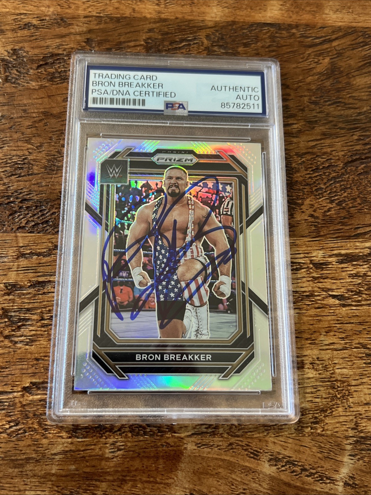 Bron Breakker IP Signed Panini Prizm Card Psa Dna Coa Slab Autographed WWE